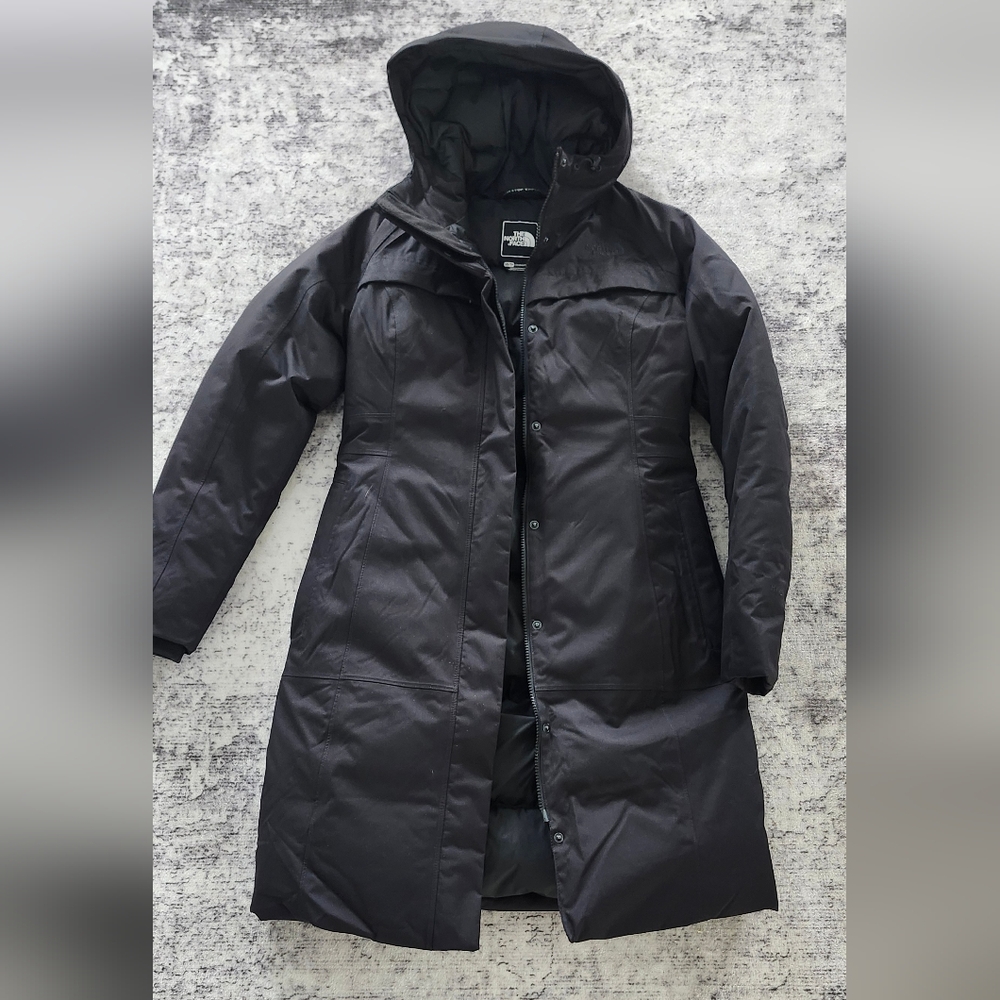 NWOT The North Face $299 Arctic Goose Down Parka Long Jacket Size XS Black